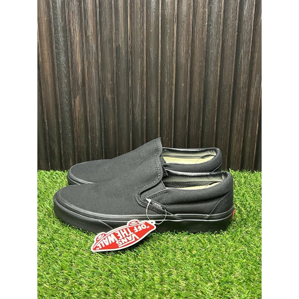 Size 6.5 - Vans‎ Classic Slip-O Black/Black Mens VN000EYEBKA